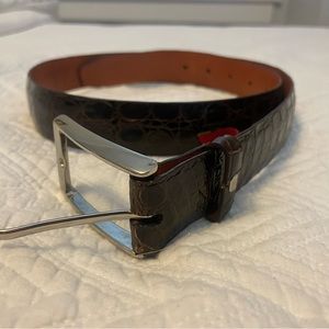 Cole Haan crocodile belt 32